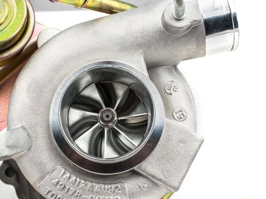 Forced Performance 2024010 Subaru STi/WRX Blue Turbo BB LOPE 58mm CH8 CM Turbine Hsg External WG w/Oil Line