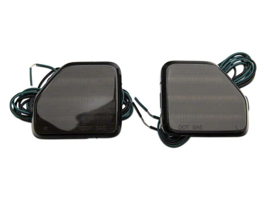 Raxiom J134141-JL 18-23 Jeep Wrangler JL Moab Rubicon Sahara Axial LED Rear Bumper Reflector Lights- Smoked