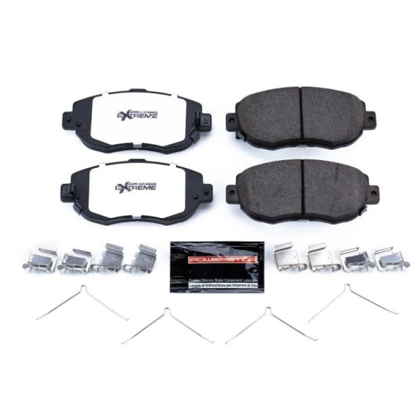PowerStop Z26-619 PowerStop - Z26 Performance Carbon-Fiber Ceramic Brake Pads with Hardware Kit