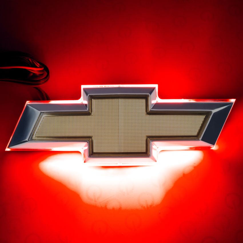 Oracle Lighting 3011-003 Red Illuminated LED Rear Bowtie Emblem