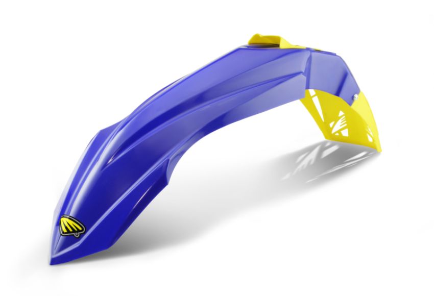 Cycra 1CYC-1461-62LG 15-21 Yamaha YZ125 lite Front Fender - Blue W/ Gold Vent
