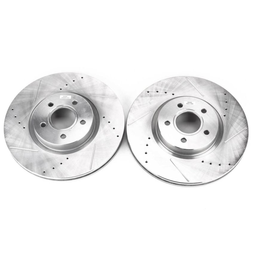 PowerStop EBR897XPR PowerStop Evolution Performance Drilled, Slotted & Plated Brake Rotor Pair