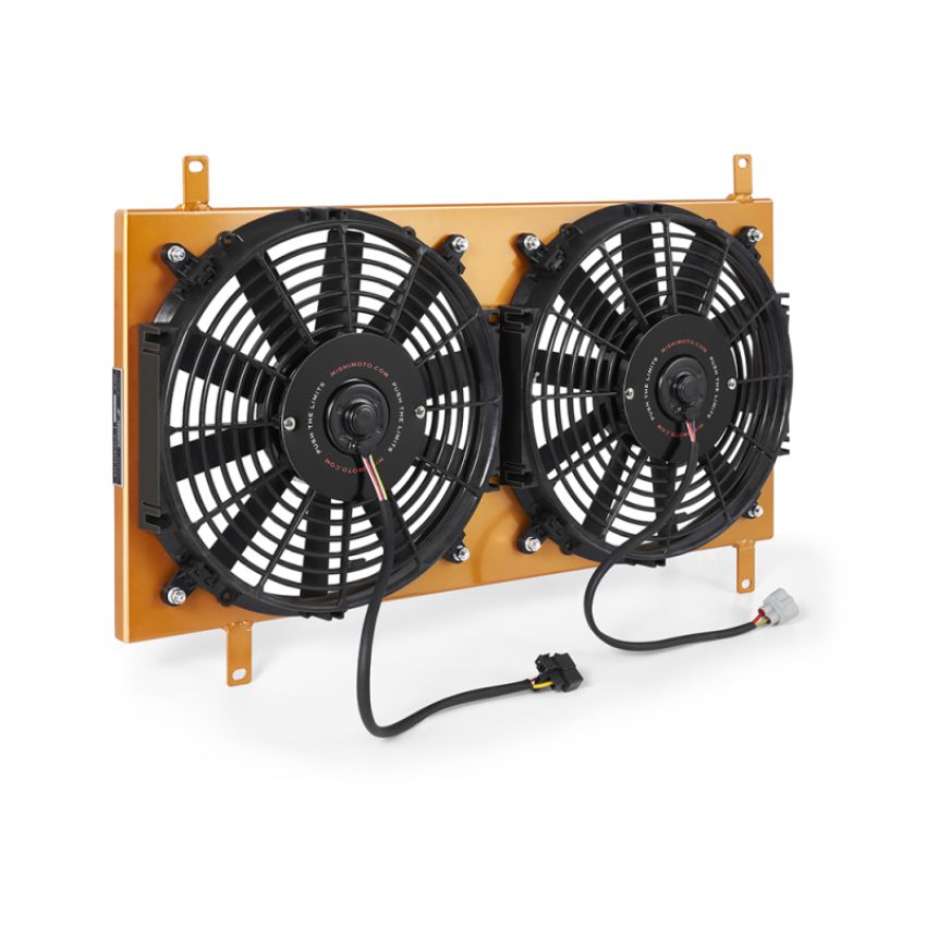 Mishimoto 90-97 Mazda Miata Aluminum Fan Shroud Gold