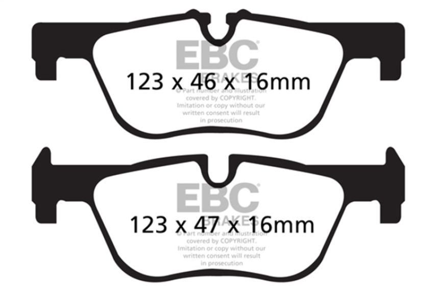 EBC Brakes DP32132C Redstuff Ceramic Low Dust Brake Pads
