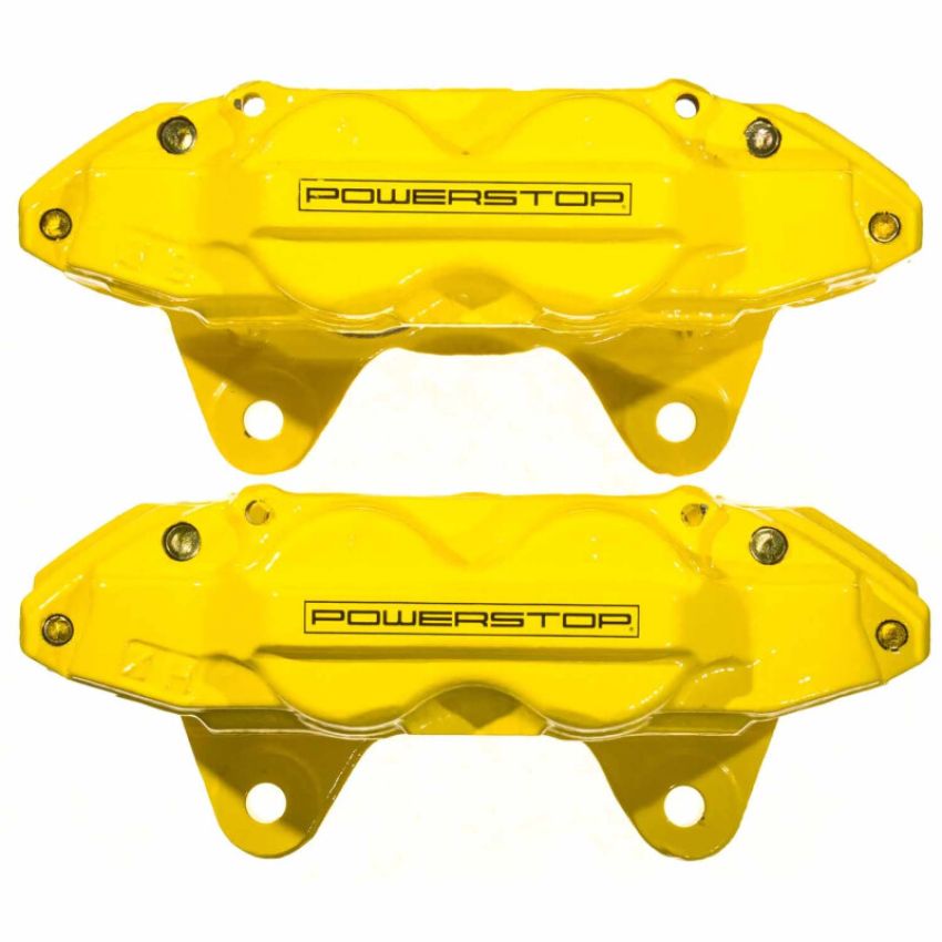 PowerStop S6278YLW Yellow Powder Coated Calipers