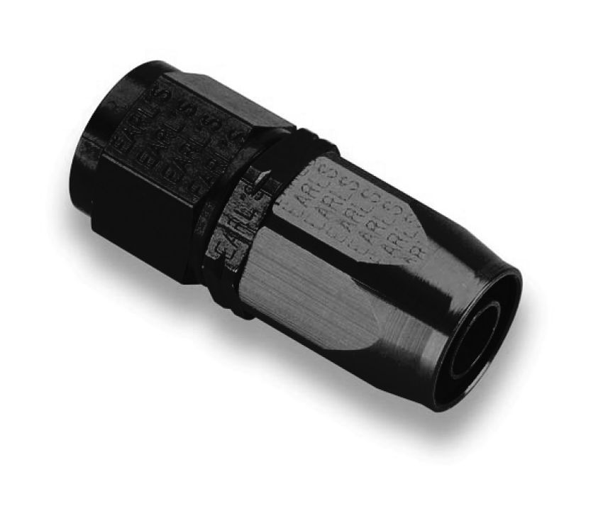 EARLS EARAT300104ERL #4 Auto-Fit Str Hose End Black