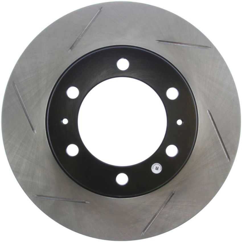Stoptech 126.44129SR Power Slot 05-09 Toyota Tacoma/03-09 4 Runner Slotted Right Front Rotor