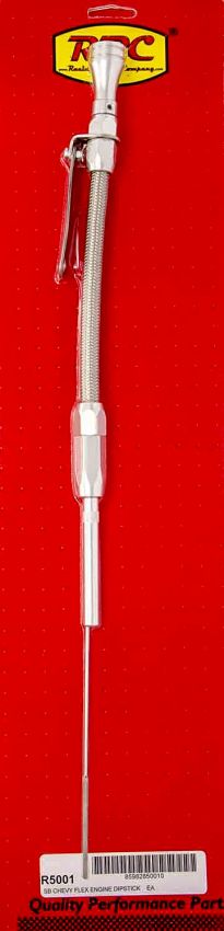 RACING POWER CO-PACKAGED RPCR5001 Flexible Engine Dipstick SBC 80-Up