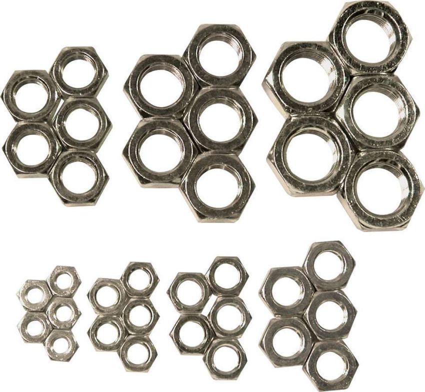 ALLSTAR PERFORMANCE ALL18291 LH Jam Nut Assortment Steel