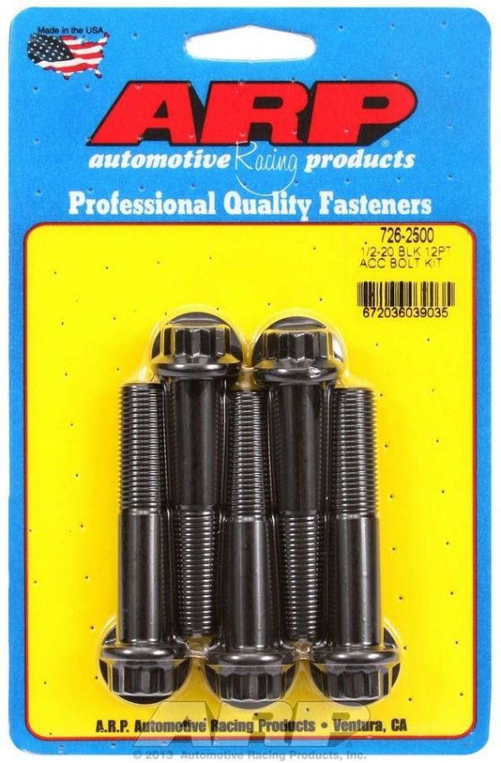 ARP ARP726-2500 Bolt Kit - 12pt. (5pk) 1/2-20 x 2.500