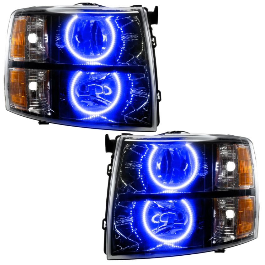 Oracle Lighting 7105-002 SMD Pre-Assembled Headlights, Round Style, Blue
