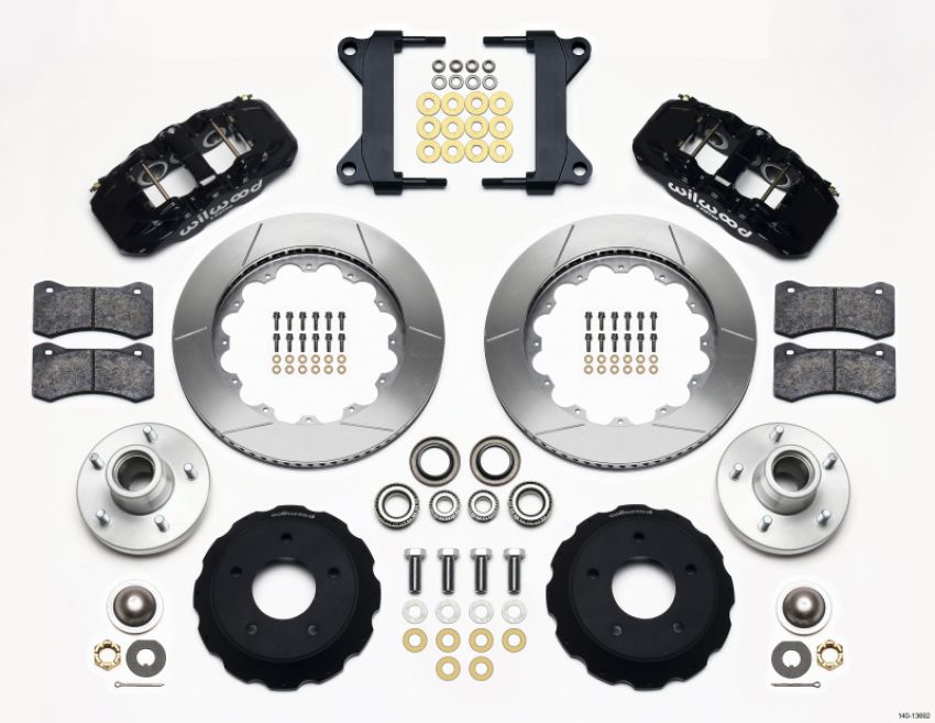 Wilwood 140-13692 AERO6 Front Hub Kit 14.00 Chevy C-10 60-87 CPP Drop Spindle