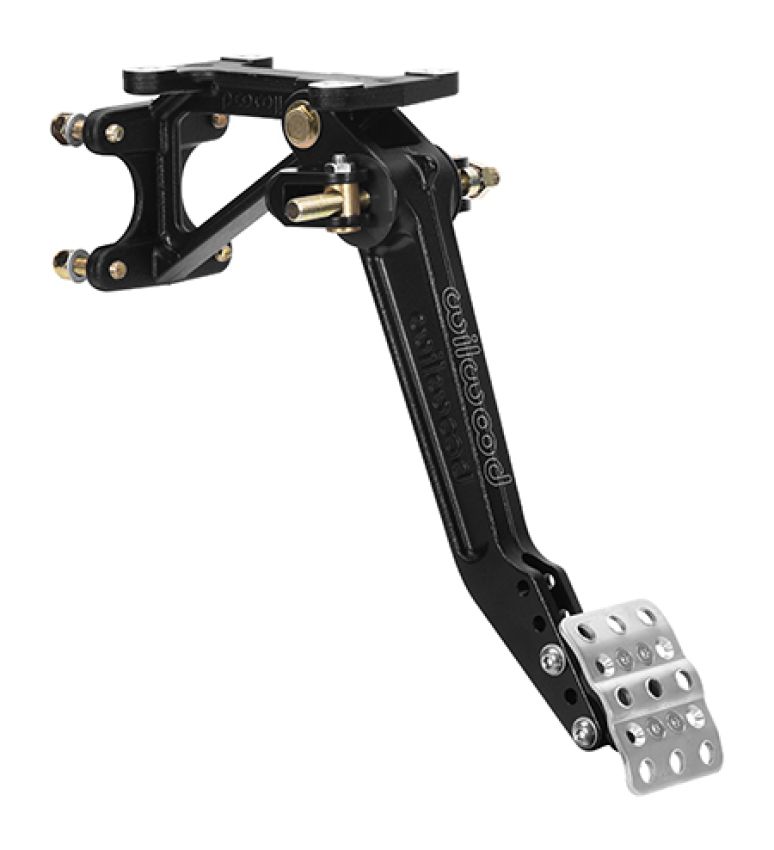 Wilwood 340-16379 Adjustable Balance Bar Single Brake Pedal - Single M/C - Swing Mount - 6.25-7:1