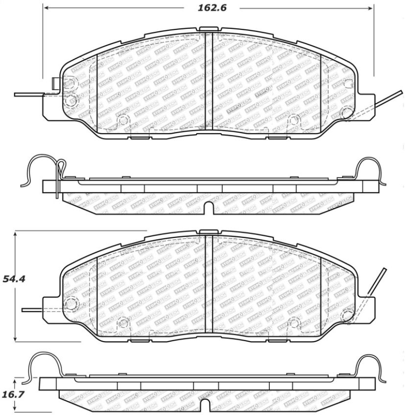 Stoptech 309.14630 Performance Brake Pads
