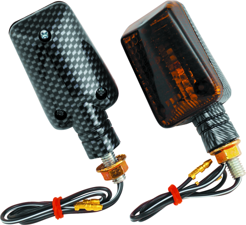 BikeMaster 268040 Universal Ministalk Marker Light - Carbon/Smoke