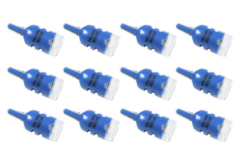 Diode Dynamics DD0019TW 194 LED Bulb HP3 LED - Blue Set of 12