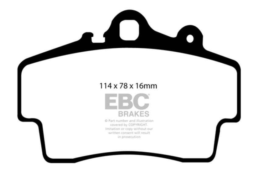 EBC Brakes DP21207 Greenstuff 2000 Series Sport Brake Pads
