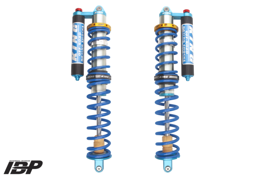 King Shocks 18+ RZR-XP Turbo S 3.0 Rear Internal Bypass Piggyback Coilover w/ Finned Res & Adjuster
