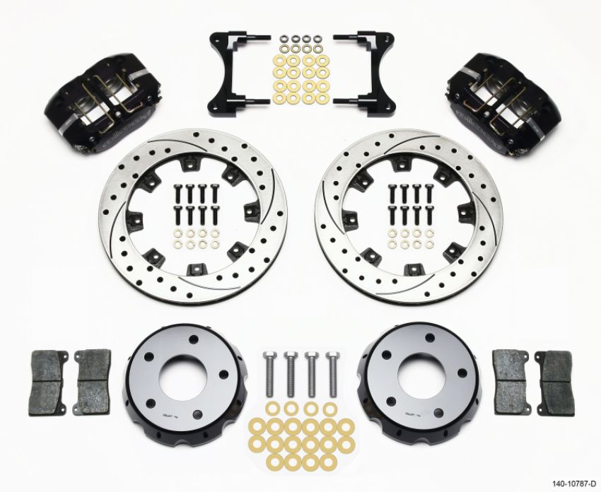 Wilwood 140-10787-D Dynapro Radial Front Drag Kit 11.75in Vented Drilled 98-02 Camaro/Firebird