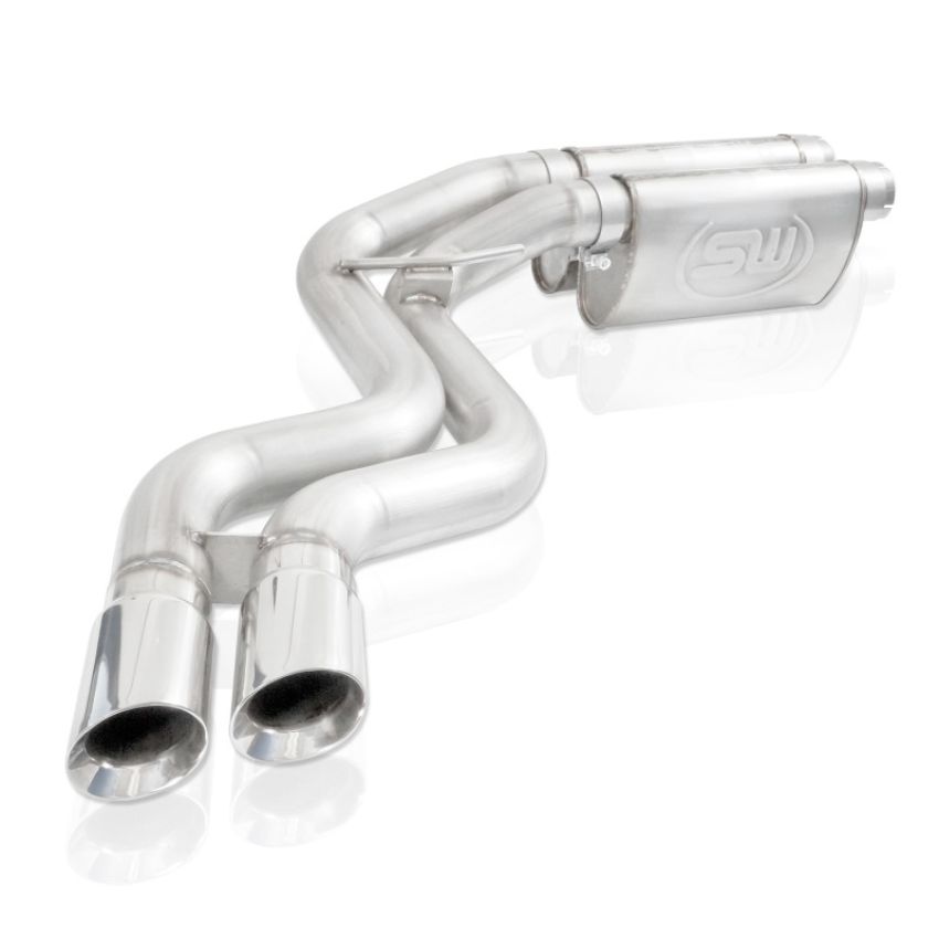 Stainless Works FTR13CBFT 2010-14 Ford Raptor Exhaust X-Pipe Turbo Resonator Front Passenger Rear Tire Exit