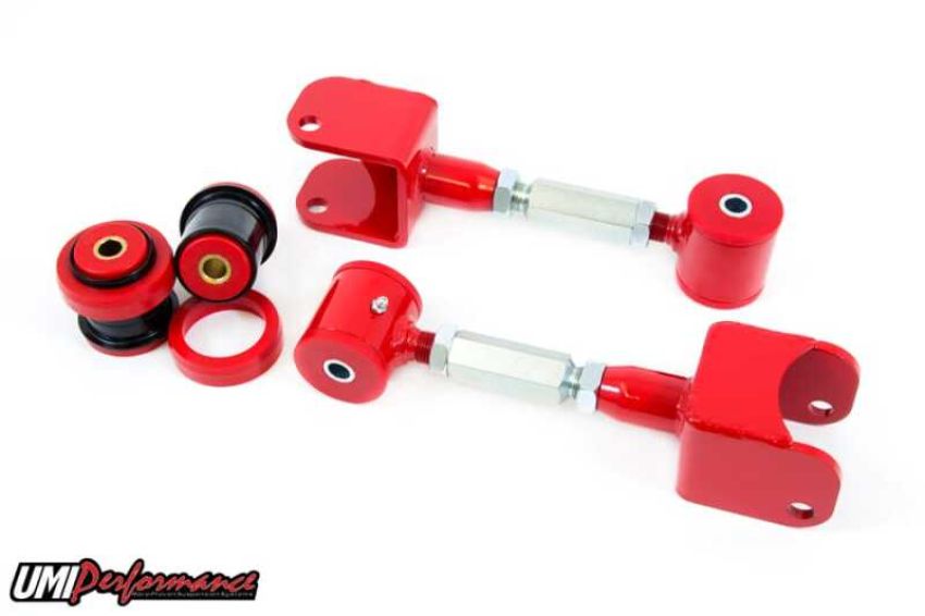 UMI Performance 302500-R 78-88 GM G-Body Adjustable Upper Control Arms- Poly Bushings
