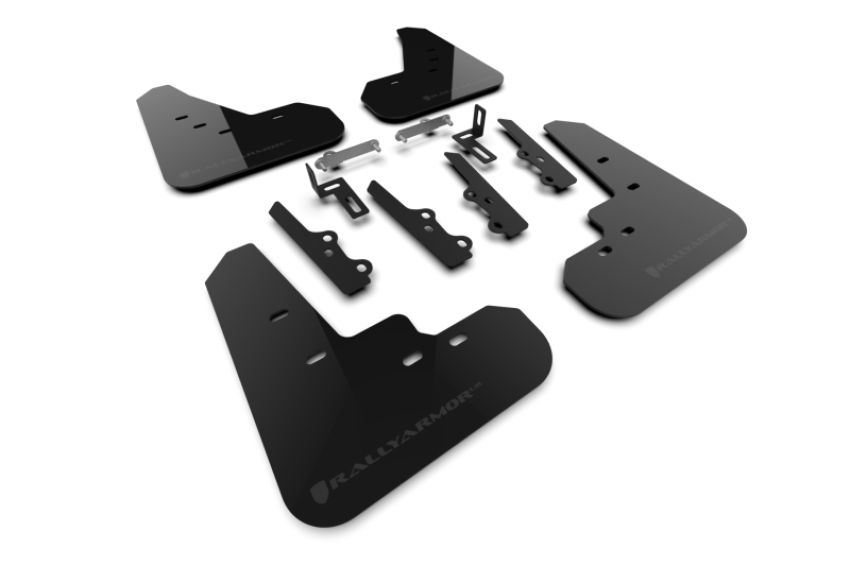 Rally Armor MF111-UR-BLK-DGRY Black Mud Flap/Dark Grey Logo