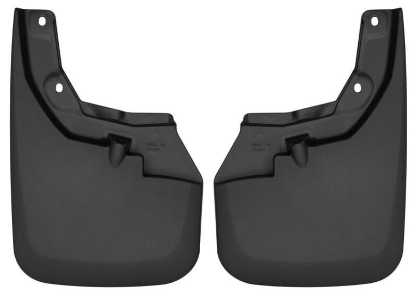 Husky Liners 2016 Toyota Tacoma w/ OE Fender Flares Custom Molded Front Mud Guards - Black