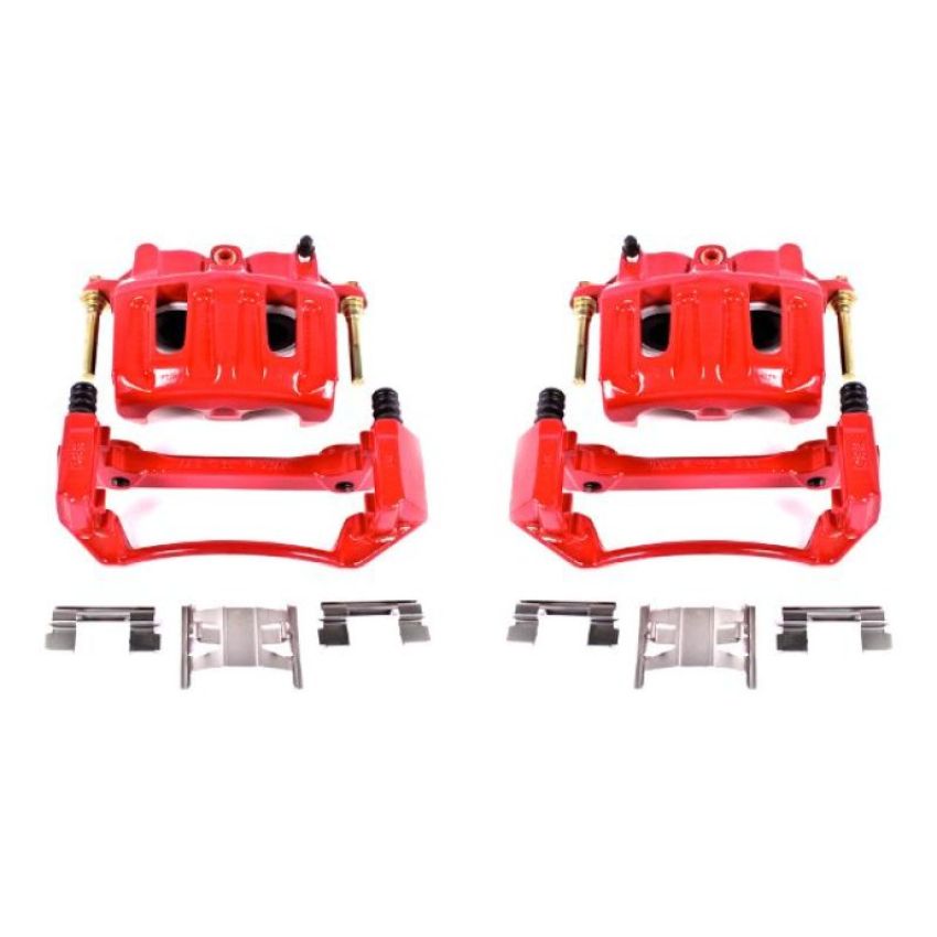 PowerStop S4750 Red Powder Coated Calipers