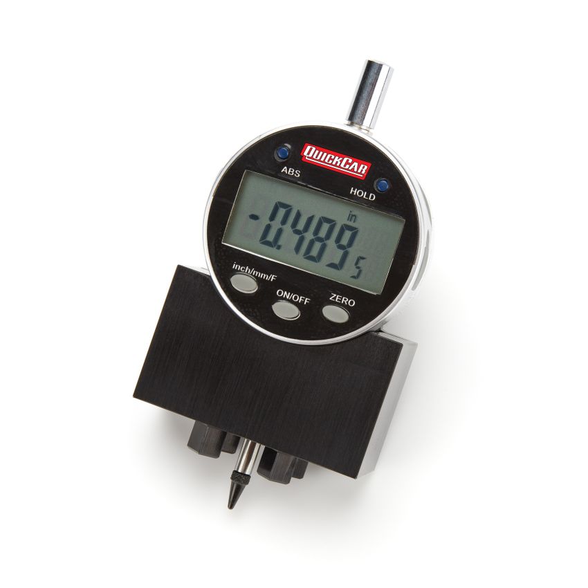 QUICKCAR RACING PRODUCTS QRP56-102 Tread Depth Gauge Digital w/ Billet Base