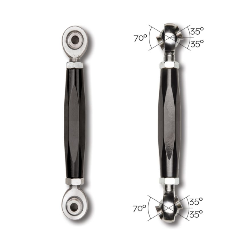 Rock Krawler RK07140K 2018+ Jeep Wrangler JL 2DR / JLU 4DR No Limits Sway Bar Links - Front