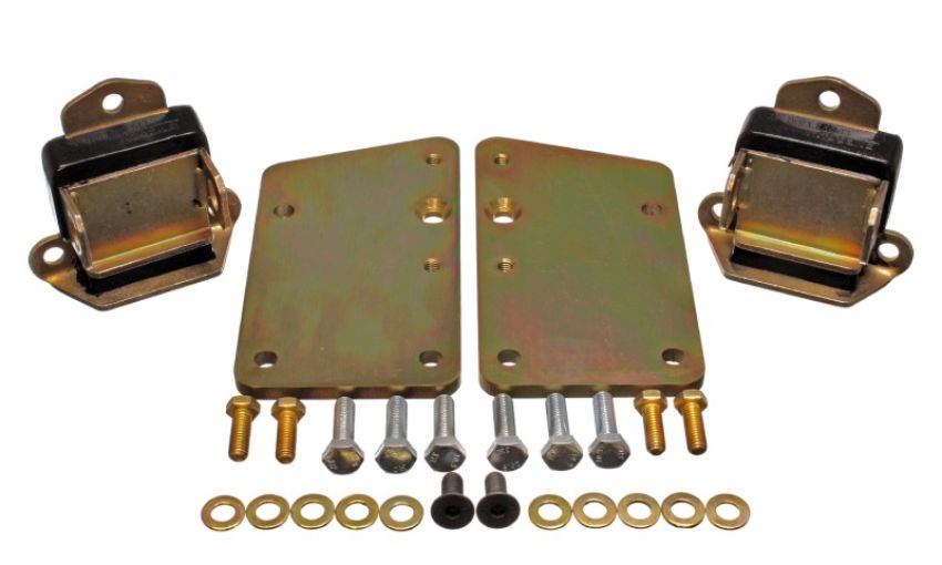 ENERGY SUSPENSION ENE3-1148G LS1 Engine Conversion Mounts Short/Wide Zinc