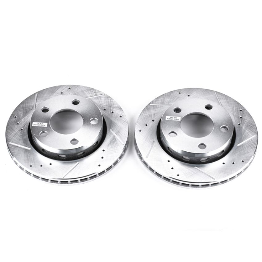 PowerStop EBR638XPR PowerStop Evolution Performance Drilled, Slotted & Plated Brake Rotor Pair