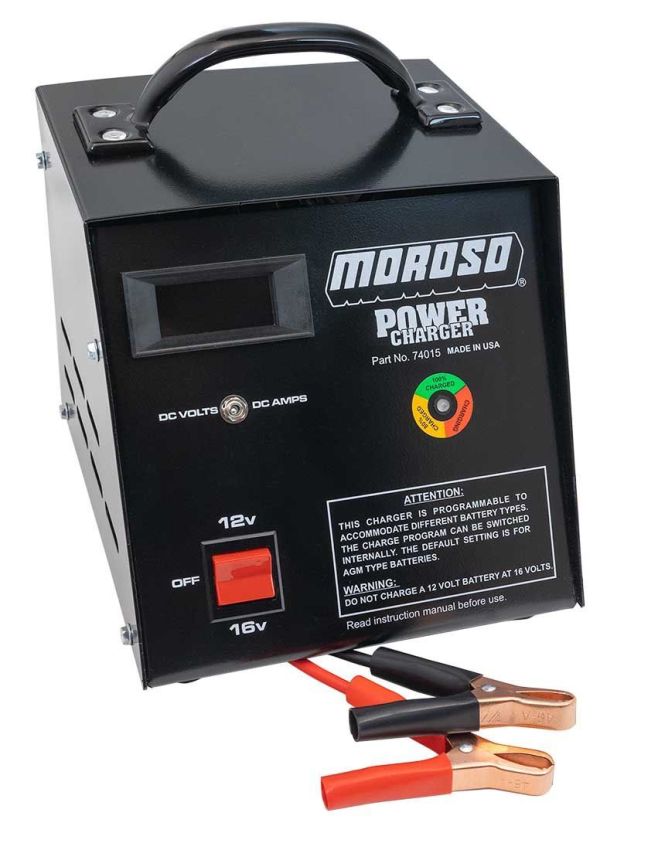 Moroso 74015 12V/16V 25 AMP Battery Charger
