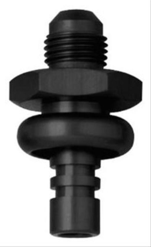 FRAGOLA FRG491986-BL 6an to Ford EFI .435 Shank Fitting Black