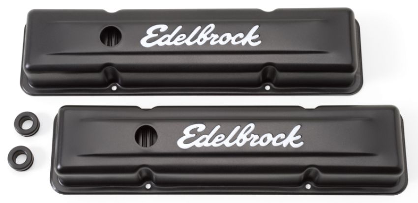 EDELBROCK EDE4443 SBC Signature Series V/C's - Black