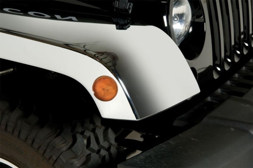 Putco 403505 07-18 Jeep Wrangler Chrome ABS Fender Flares