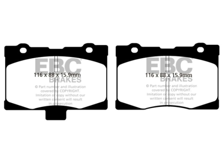 EBC Brakes DP21735 Greenstuff 2000 Series Sport Brake Pads