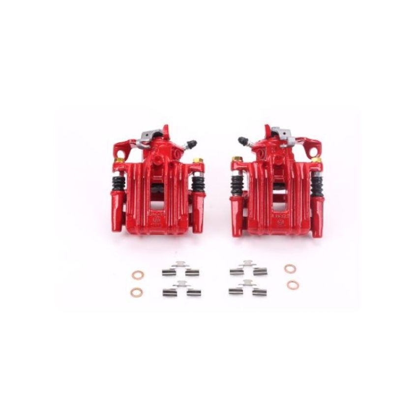 PowerStop S2570 Red Powder Coated Calipers