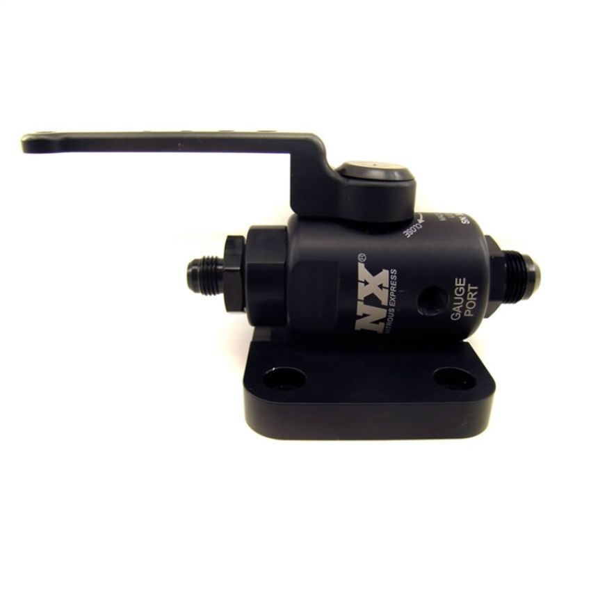 Nitrous Express 15851-4 Remote Shutoff Nitrous Valve, 4AN male inlet and outlet