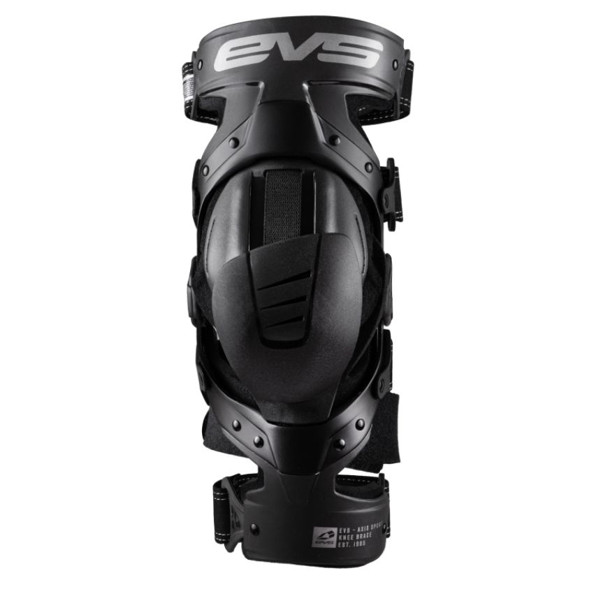 EVS AXISS-BK/GY-LL Axis Sport Knee Brace Black/Black/Grey - Large/Left