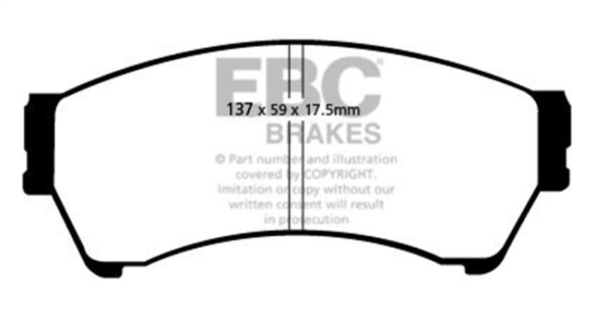 EBC Brakes DP21765/2 Greenstuff 2000 Series Sport Brake Pads