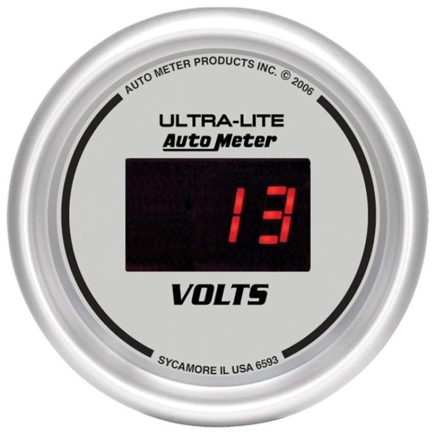 AutoMeter 6593 GAUGE, VOLTMETER, 2 1/16