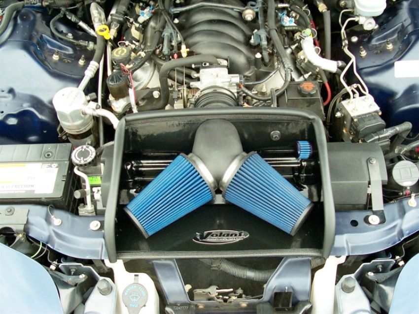 Volant 15958C3 Volant air intake systems utilize a high-velocity venturi filter adapter which provides a smooth transition through the MAF sensor into the intake tube for a much needed airflow improvement over the factory rubber tubing and resonator box.