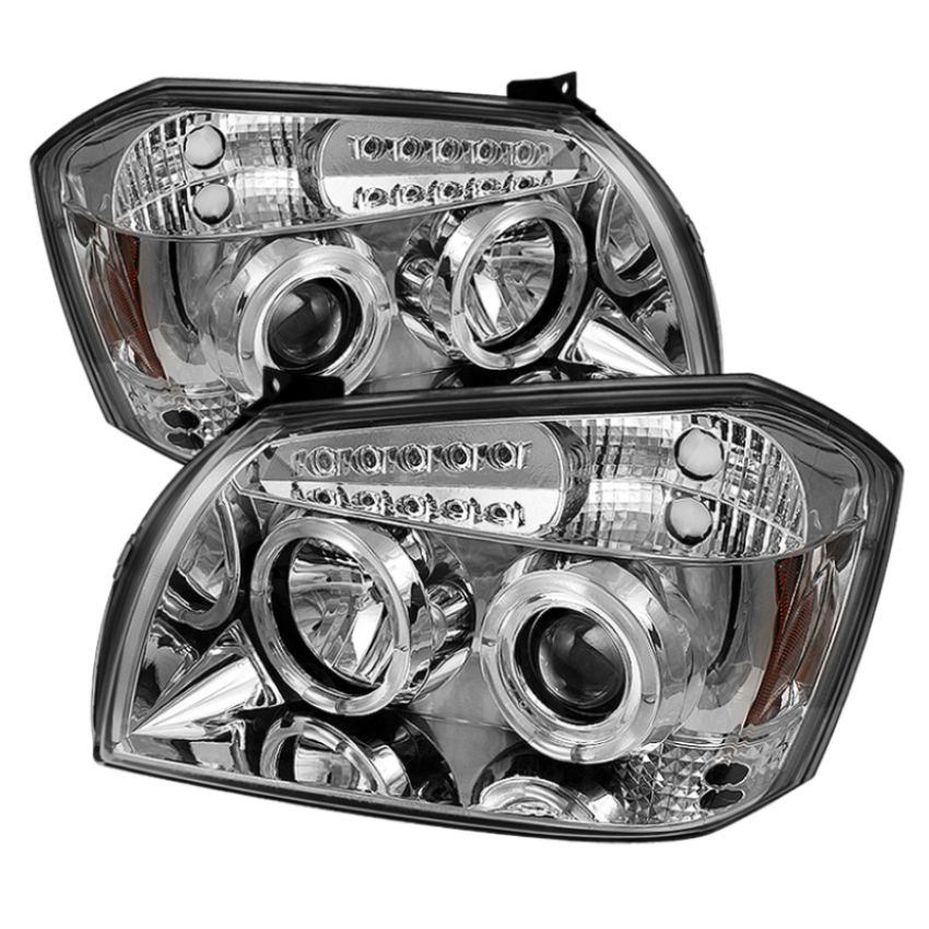 SPYDER 5009883 Projector Headlights - LED Halo - Chrome