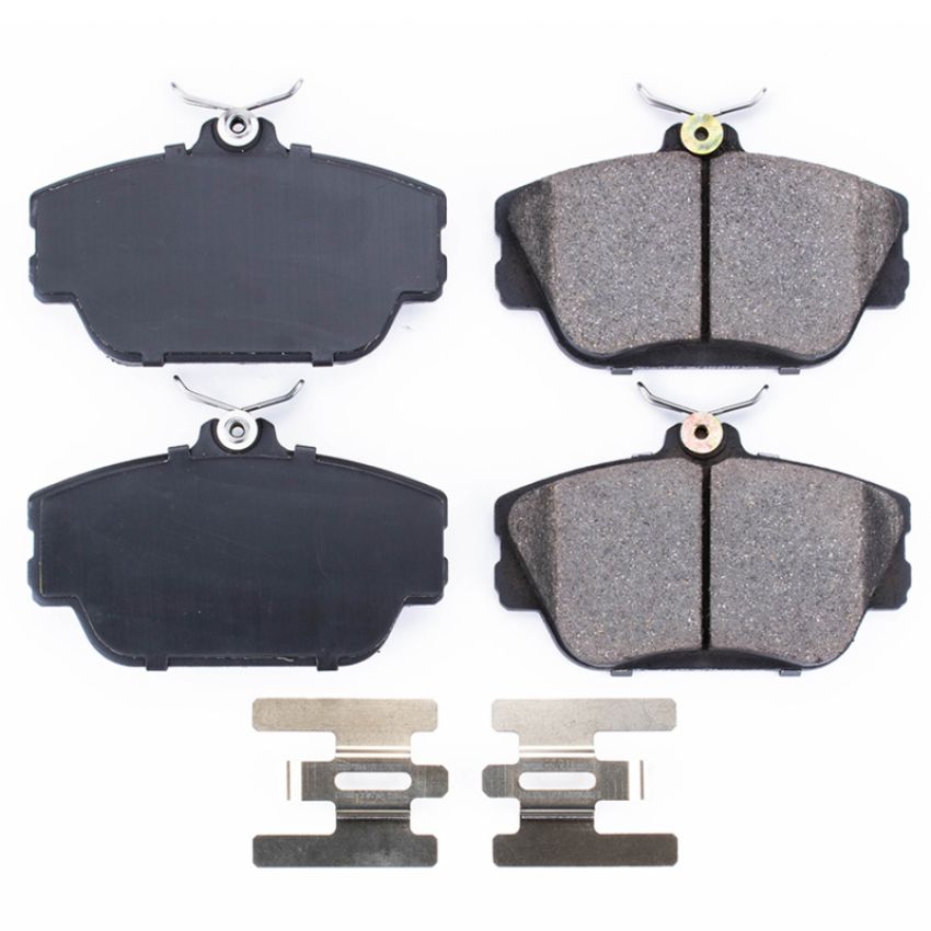 PowerStop 17-598 PowerStop - Z17 Low-Dust Ceramic Brake Pads with Hardware