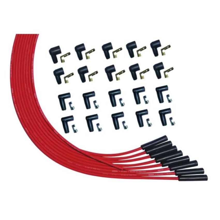 MOROSO MOR52000 Ultra Plug Wire Set Universal V8 Red