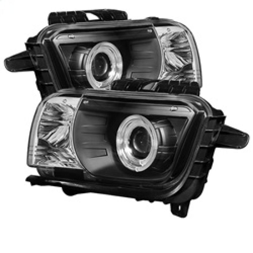 SPYDER 5034236 Projector Headlights - Dual Halo - LED Halo - Black