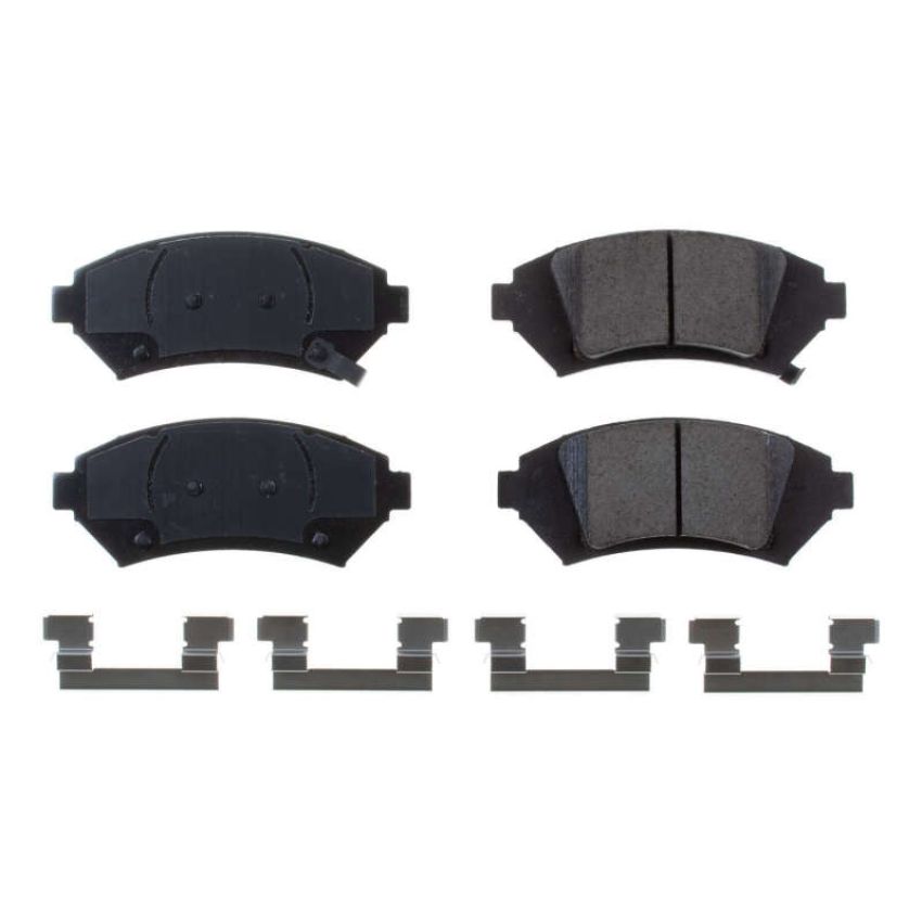 PowerStop 17-1076 PowerStop - Z17 Low-Dust Ceramic Brake Pads with Hardware