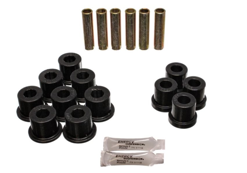 ENERGY SUSPENSION ENE3-2108G Chevy Rear Spring Bushing Set Black