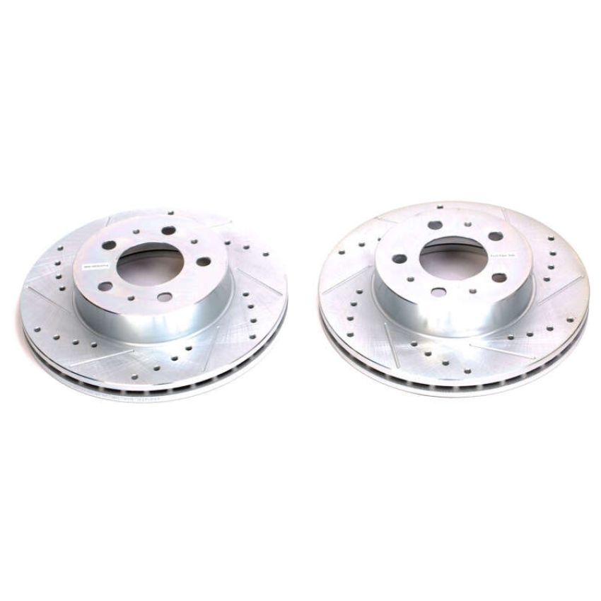 PowerStop AR8147XPR PowerStop Evolution Performance Drilled, Slotted & Plated Brake Rotor Pair